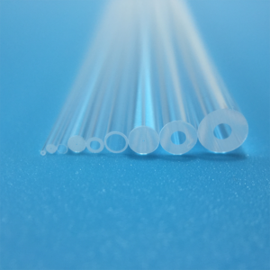 (MQC018) Quartz Capillary Tubes (Round), O.D.: 0.65mm, I.D.: 0.4mm, Length: 100mm
