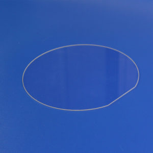 (MQS108) Sapphire Discs, Round, Size: φ2inch, Thick: 0.1mm, 185-5000nm