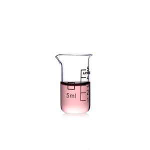 (MQM330) Clear Quartz Beaker, Volume: 5ml
