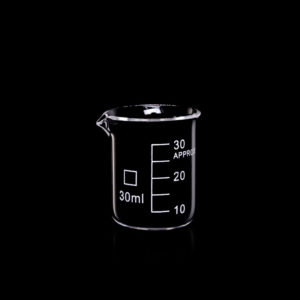 (MQM334) Clear Quartz Beaker, Volume: 30ml