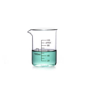 (MQM336) Clear Quartz Beaker, Volume: 100ml