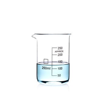(MQM339) Clear Quartz Beaker, Volume: 250ml