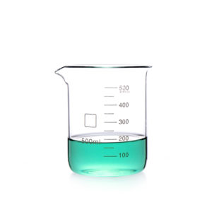 (MQM342) Clear Quartz Beaker, Volume: 500ml