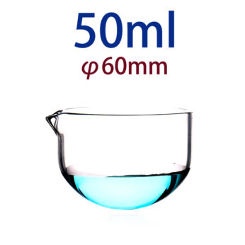 (MQM361) Quartz Evaporating Dish, Volume: 50ml, Size: 60mm