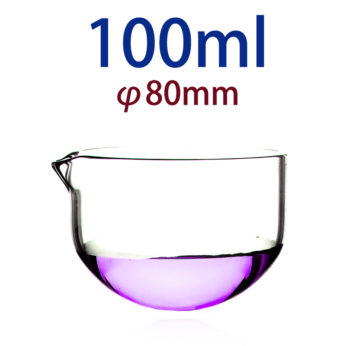 (MQM362) Quartz Evaporating Dish, Volume: 100ml, Size: 80mm