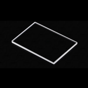 (MQX017) Cover for Specimen Holders for X-ray Diffraction (XRD), Rectangular, Size: 50x35mm, Thick: 2mm, Universal, Optical Glass