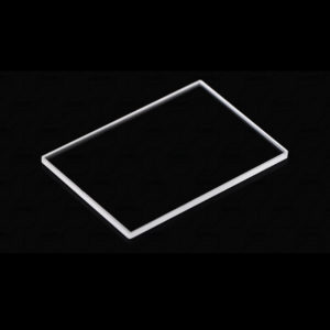 (MQX018) Cover for Specimen Holders for X-ray Diffraction (XRD), Rectangular, Size: 50x35mm, Thick: 2mm, Universal, Quartz