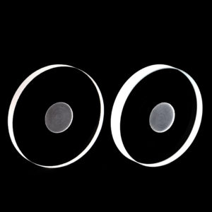 (MQX039) Specimen Holders for X-ray Diffraction (XRD), Round, Size: φ50mm, Thick: φ8mm, Round Sample Reception Size: φ15mm, Depth: 0.5mm, Bruker, Optical Glass