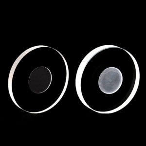 (MQX041) Specimen Holders for X-ray Diffraction (XRD), Round, Size: φ50mm, Thick: φ8mm, Round Sample Reception Size: φ20mm, Depth: 0.5mm, Bruker, Optical Glass