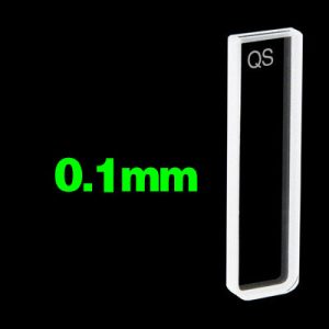 0.1mm Quartz Ultra-Short Path Cuvette, 35µl, Molded 83, Two-way Light, PTFE Cap, 1pc/ea, C0.12CE