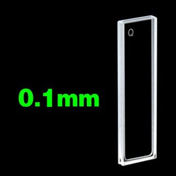 Quartz 0.1mm Standard Cuvette, 35ul, Standard 80, Two-way Light, PTFE Cap, 1pc/ea, C0.12CS
