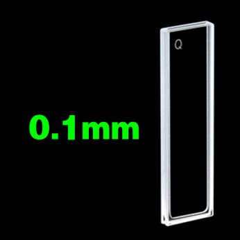 Quartz 0.1mm Standard Cuvette, 30ul, Standard 80, Two-way Light, PTFE Cap, 1pc/ea, C0.12CS1