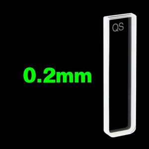 Quartz 0.2mm Standard Cuvette, 70ul, Molded 83, Two-way Light, PTFE Cap, C0.22CE
