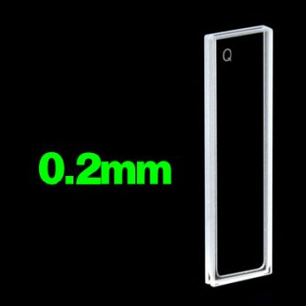 Quartz 0.2mm Standard Cuvette, 70ul, Standard 80, Two-way Light, PTFE Cap, 1pc/ea, C0.22CS