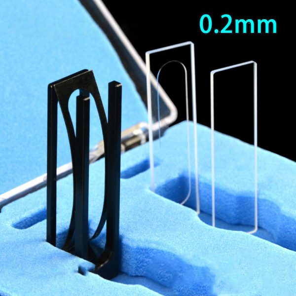 C0.22WR1 0.2mm Detachable Cuvette Compatible With Card Holders 60ul Two way Light Quartz Cover 1pc ea