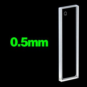 Quartz 0.5mm Standard Cuvette, 170ul, Sintered 83, Two-way Light, PTFE Cap, C0.52CR3