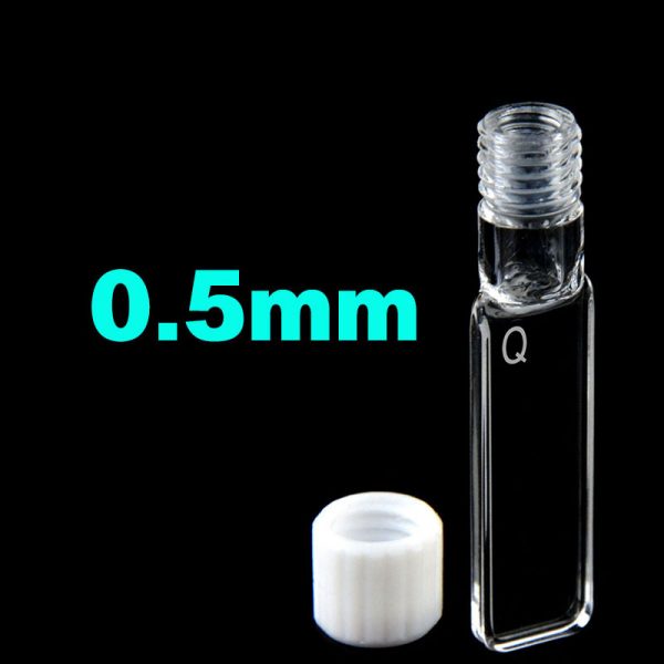 C0.54CS 0.5mm Threaded Cuvette 175ul Four Way Light Screw Cap 1pc ea