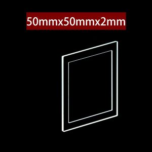 Quartz slot depth 0.5 mm Quartz Sample Chamber Cuvette For Reflection, Standard 80, Two-way Light, 1pc/ea, C011WS1