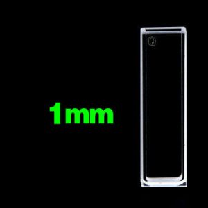 Quartz 1mm Standard Cuvette, 350ul, Standard 80, Two-way Light, PTFE Cap, C012CS1