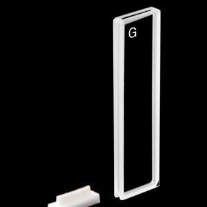 Glass 1mm Glass Cuvette, 350ul, Standard 80, Two-way Light, PTFE Cap, 1pc/ea, C012CS2