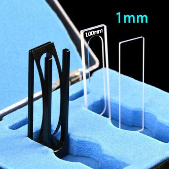 Quartz 1mm Detachable Cuvette Compatible
 With Card Holders, 300ul, Molded 83, Two-way Light, Quartz Cover, 1pc/ea, C012WE1