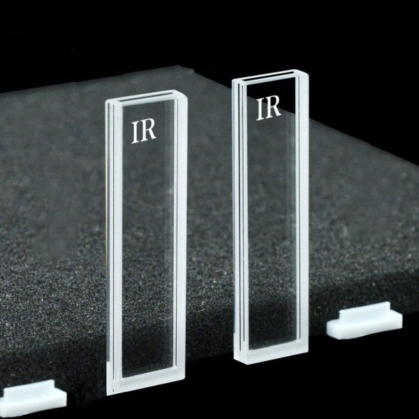 C014CR12 1mm Standard Cuvette 350ul Four Way Light PTFE Cap Pack of Two