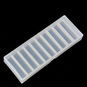 Glass 2mm Glass Cuvette, 700ul, Standard 80, Two-way Light, Open-Top, pack of ten, C022CS5