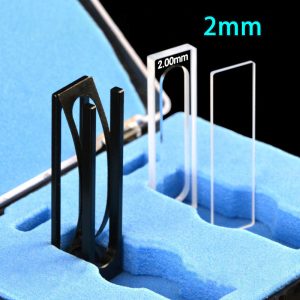 Quartz 2mm Detachable Cuvette, 600ul, Molded 83, Two-way Light, Quartz Cover, 1pc/ea, C022WE1