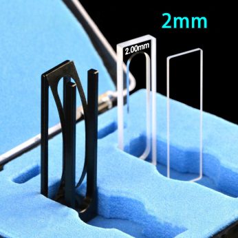 Quartz 2mm Detachable Cuvette, 600ul, Molded 83, Two-way Light, Quartz Cover, 1pc/ea, C022WE1