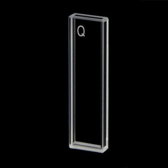 Quartz 2mm Fluorescence Cuvette, 0.7ml, Sintered 80, Four-Way Light, PTFE Cap, 1pc/ea, C024CA