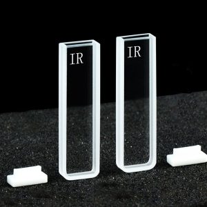 Quartz 3mm Infrared Cuvette, 1.05ml, Sintered 83, Two-Way Light, PTFE Cap, Pack of Two, C032CM1