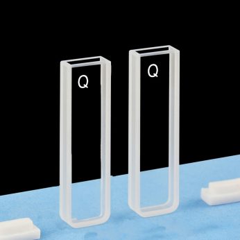 Quartz 3mm Standard Cuvette, 1.05ml, Sintered 83, Two-way Light, PTFE Cap, Pack of Two, C032CR2