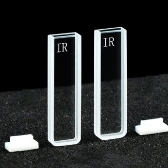 Quartz 3mm Standard Cuvette, 1.05ml, Sintered 83, Two-way Light, PTFE Cap, Pack of Two, C032CR4