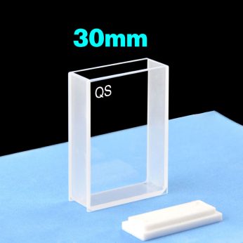 Quartz 3mm Standard  Cuvette, 1.05ml, Sintered 83, Two-way Light, PTFE Cap, 1pc/ea, C032CR8