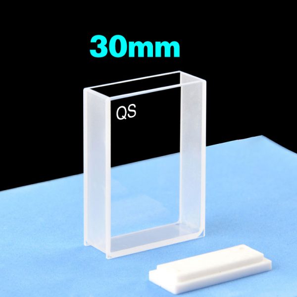 C032CR8 3mm Standard Cuvette 1.05ml Two way Light PTFE Cap 1pc ea