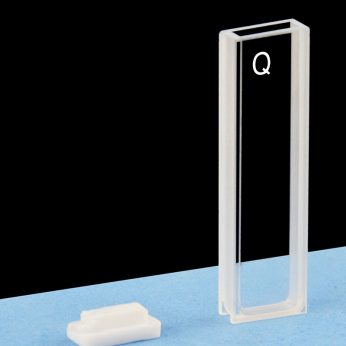 Quartz 3mm Standard Cuvette, 1.05ml, Standard 80, Two-way Light, PTFE Cap, 1pc/ea, C032CS1