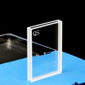 Quartz 3mm Large Surface Light-Transmitting Cuvette, 3ml, Standard 80, Two-way Light, No Cover, 1pc/ea, C032WS3