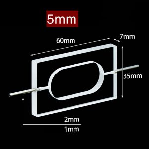 Quartz 5mm, Two-Way Light, Counting Cell, Standard 80, C050CS