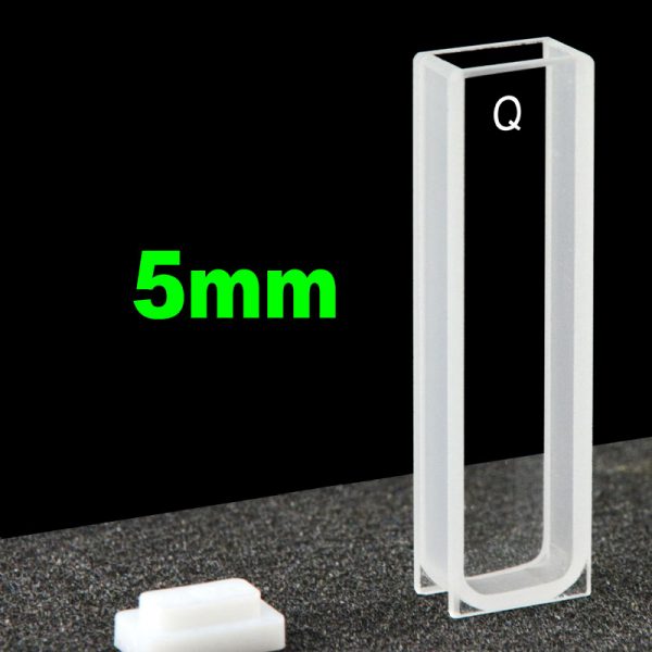 C052CA 5mm Standard Cuvette 1.75ml Two way Light PTFE Cap 1pc ea