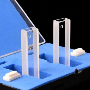 Glass 5mm Glass Cuvette, 1.75ml, Sintered 80, Two-way Light, PTFE Cap, 1pc/ea, C052CA4