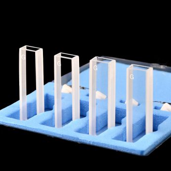 Glass 5mm Glass Cuvette, 1.75ml, Sintered 80, Two-way Light, PTFE Cap, 1pc/ea, C052CA5