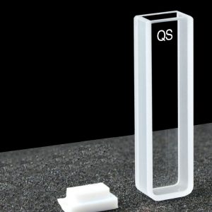 Quartz 5mm Standard Cuvette, 1.75ml, Molded 83, Two-way Light, PTFE Cap, C052CE1