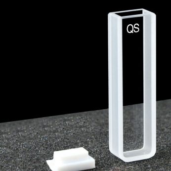 Quartz 5mm Standard Cuvette, 1.75ml, Molded 83, Two-way Light, PTFE Cap, 1pc/ea, C052CE1