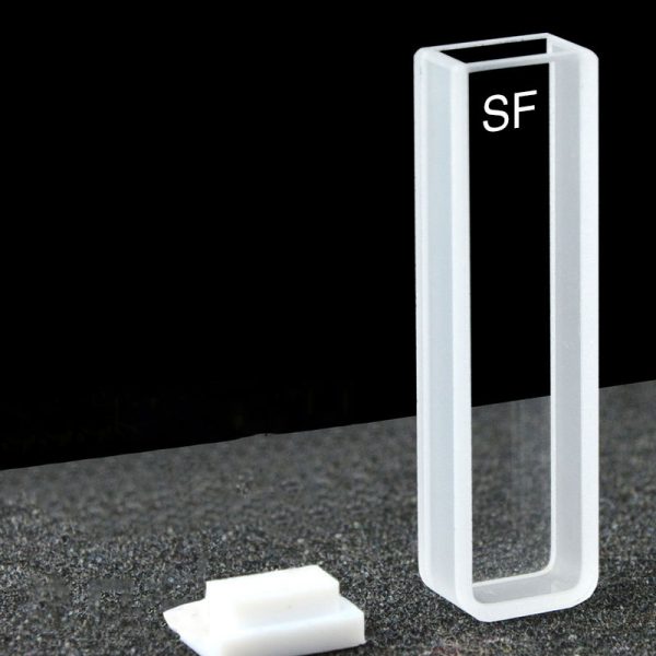 C052CF1 5mm Standard Cuvette 1.75ml Two way Light PTFE Cap 1pc ea