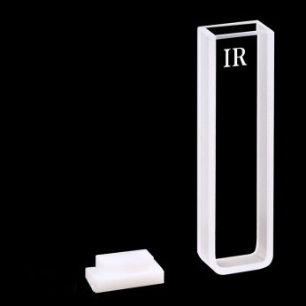 Quartz 5mm Standard Cuvette, 1.75ml, Sintered 83, Two-way Light, PTFE Cap, 1pc/ea, C052CR1