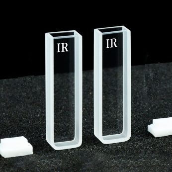 Quartz 5mm Standard Cuvette, 1.75ml, Sintered 83, Two-way Light, PTFE Cap, Pack of Two, C052CR2