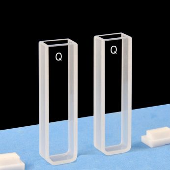 Quartz 5mm Standard Cuvette, 1.75ml, Sintered 83, Two-way Light, PTFE Cap, Pack of Two, C052CR4
