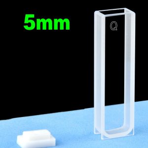 Quartz 5mm Standard Cuvette, 1.75ml, Standard 80, Two-way Light, PTFE Cap, C052CS