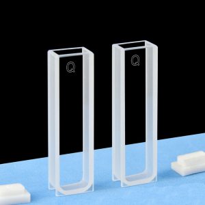Quartz 5mm Standard Cuvette, 1.75ml, Standard 80, Two-way Light, PTFE Cap, Pack of Two, C052CS2