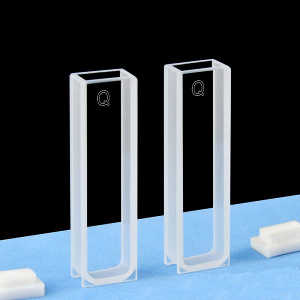 C052CS2 5mm Standard Cuvette 1.75ml Two way Light PTFE Cap Pack of Two